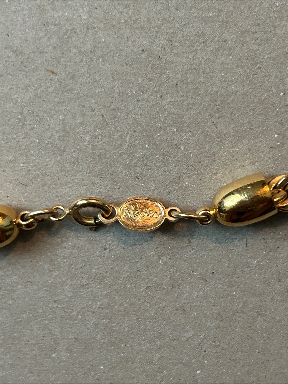 Napier Gold Rope Chain Necklace - Picture 3 of 3